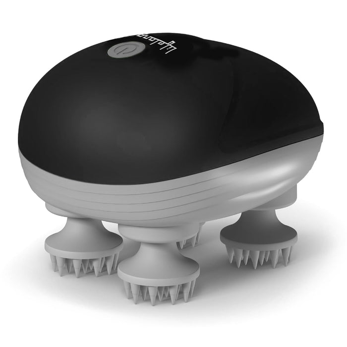 Rechargeable Electric Head & Scalp Kneading Massager, 4 Speed Modes, Handheld Portable Head Massager for Hair Growth, Deep Clean and Stress Relieving