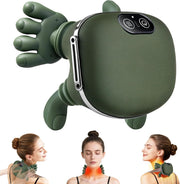 Electric Neck & Shoulder Pain Relief Device with Heat, Deep Tissue Shiatsu Cervical Massage Machine, Back & Body Muscle Relaxation Therapy for Home Office Car Use