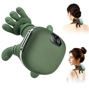 Electric Neck & Shoulder Pain Relief Device with Heat, Deep Tissue Shiatsu Cervical Massage Machine, Back & Body Muscle Relaxation Therapy for Home Office Car Use