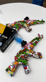 Electric Balls Water Toy Gun for Outdoor Activities Shooting Time - Eco-Friendly Bullets/Toy